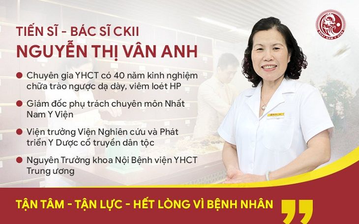 TS.BS Nguyễn Thị Vân Anh lý giải cơ chế hình thành viêm nhiễm HP dạ dày và cách điều trị tận gốc dưới góc nhìn Đông y